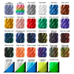 Nuancier des coloris d'impression 3D disponibles pour le trophée Bitcoin - seconde planche