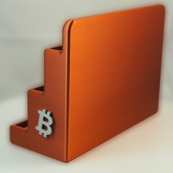 Socle 6 NM Miner vu de profil - étagement des gradins imprimés en 3D