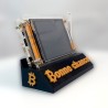 Socle NM Miner Bonne chance équipé - le mineur incliné sur son support