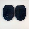 Les deux coques de l'étui Trezor petit modèle ouvertes côte à côte