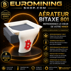 Aérateur de refroidissement pour Bitaxe 800 - accessoire imprimé en 3D
