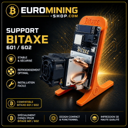 Support Bitaxe 601 et 602 - chevalet imprimé en 3D pour poser son mineur
