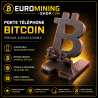 Porte-téléphone Bitcoin v2 en impression 3D - support smartphone en forme de logo BTC