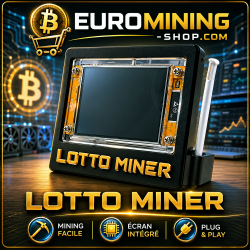 Socle individuel NM Miner Lotto Miner - support imprimé en 3D avec plaque gravée