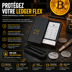 Étui pour Ledger Flex - coque de protection imprimée en 3D pour votre portefeuille matériel