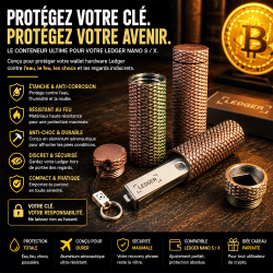 Étui pour Ledger Nano S et X - protection imprimée en 3D pour votre portefeuille matériel