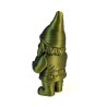 Statuette nain bitcoin coloris vert olive - déclinaison de couleur du nain de jardin crypto imprimé en 3D
