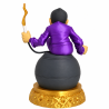 Statuette Le Bitcoin c'est de la bombe vue arrière - dos du personnage et bombe noire sur socle doré