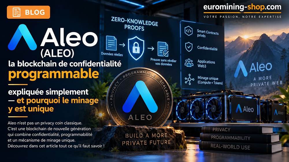 Aleo (ALEO) : la blockchain de confidentialité programmable expliquée simplement — et pourquoi le minage y est unique