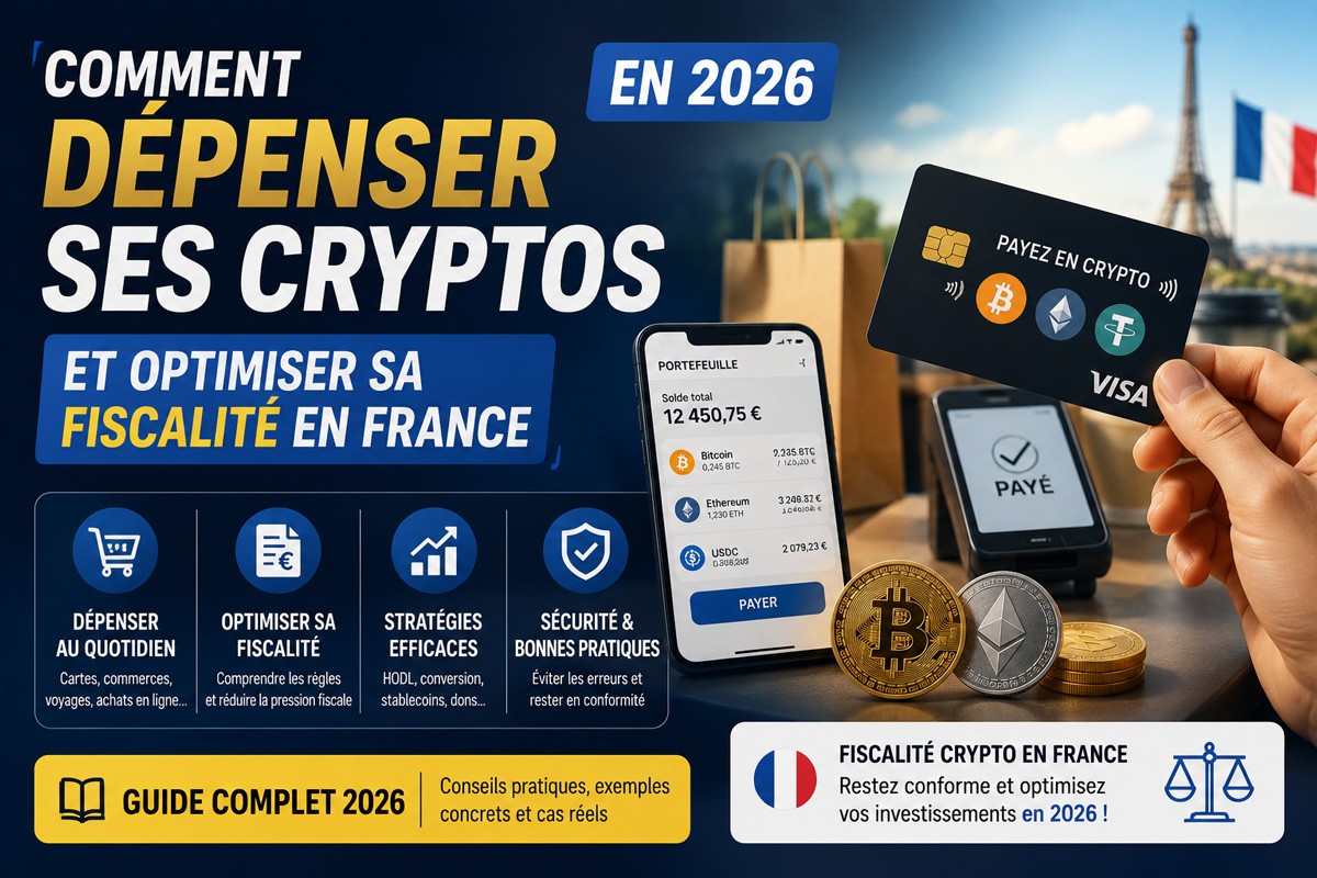Comment dépenser ses cryptos et optimiser sa fiscalité en France en 2026 ? Guide complet