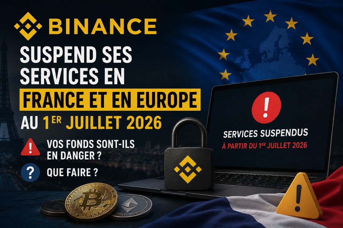 Binance suspend ses services en France et en Europe au 1er juillet 2026 : vos fonds sont-ils en danger ? Que faire ?