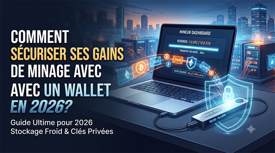 Comment sécuriser ses gains de minage avec un wallet crypto en 2026 ?