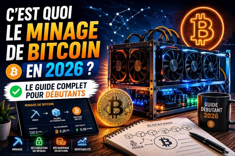 C'est quoi le minage de Bitcoin en 2026 ? Le guide complet pour débutants