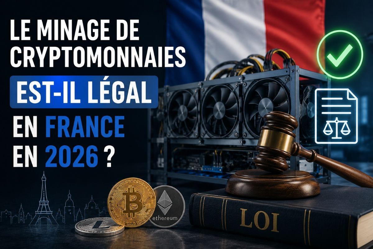 Le minage de cryptomonnaies est-il légal en France en 2026 ?