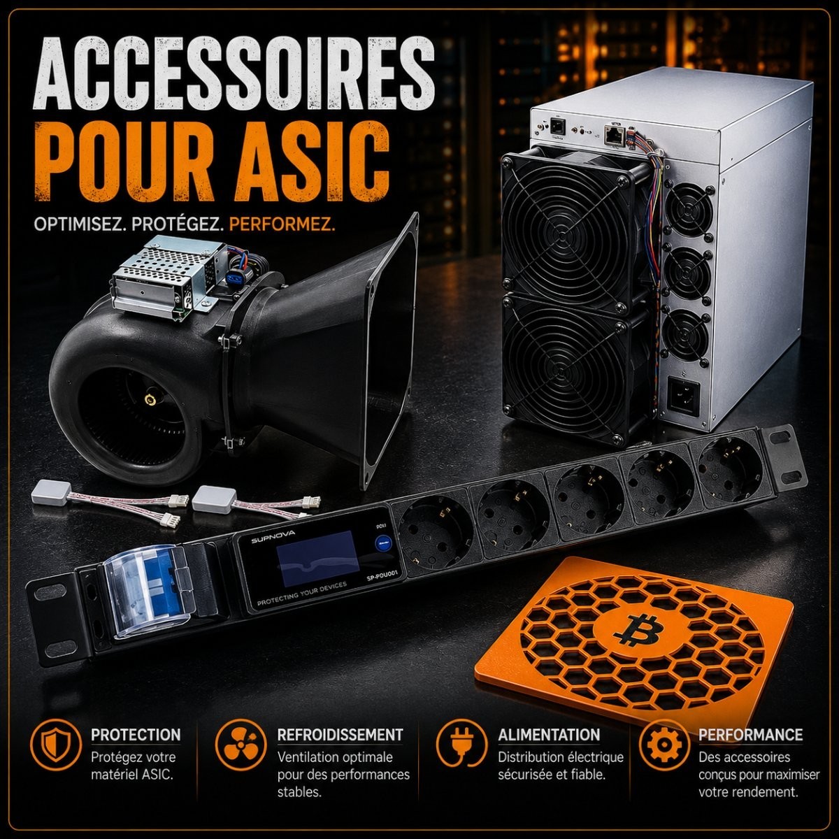 Accessoires pour ASIC miner