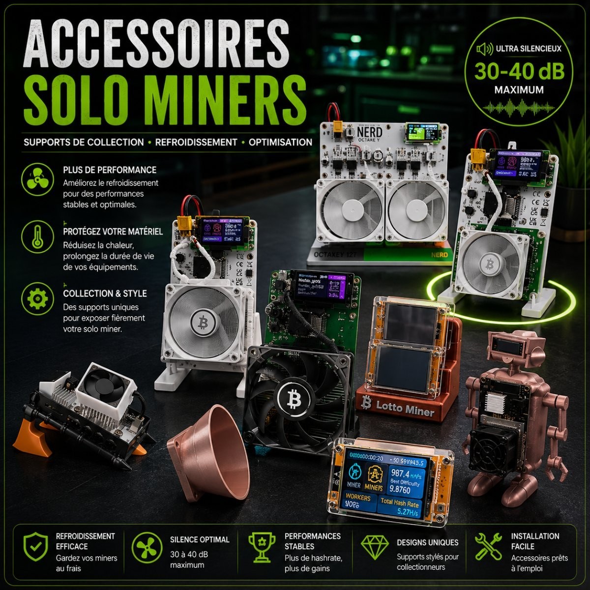 Accessoires pour Solo miner